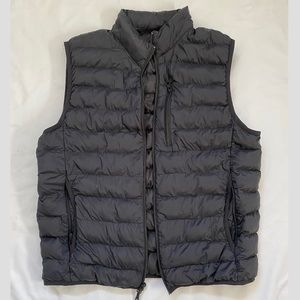 Black Puffy Vest - Size Medium